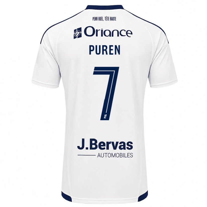 Danxen Kinder Matthieu Puren #7 Marineweiß Auswärtstrikot Trikot 2026/27 T-Shirt Schweiz