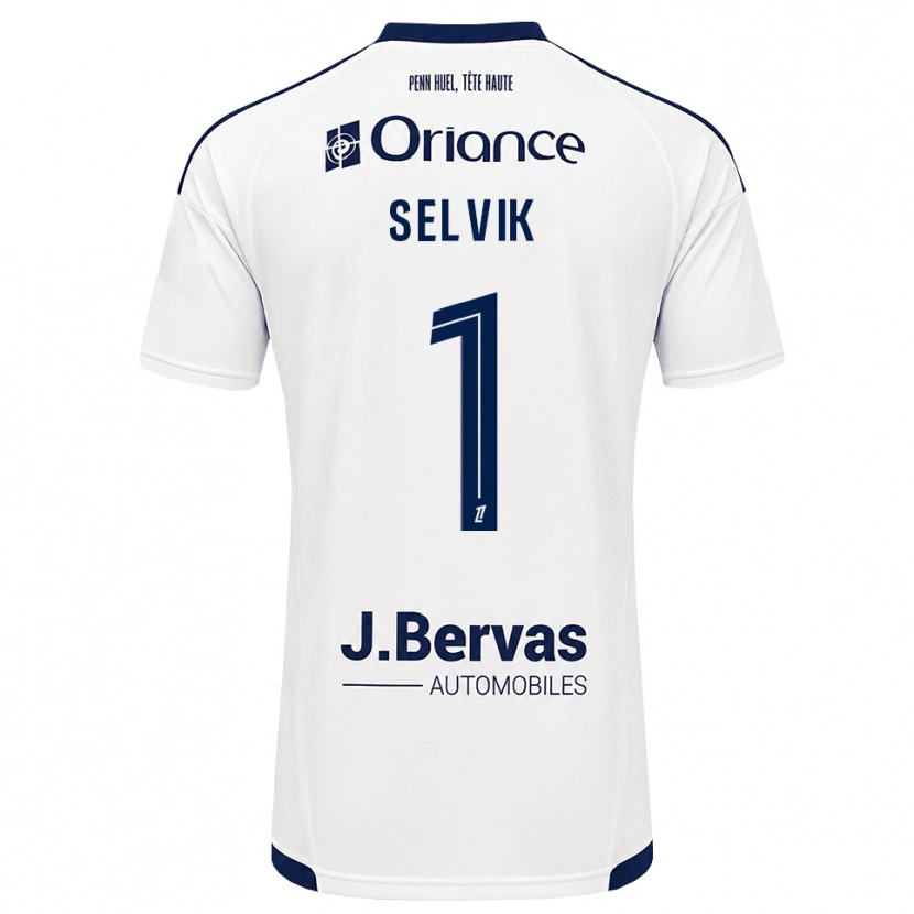 Danxen Kinder Egil Selvik #1 Marineweiß Auswärtstrikot Trikot 2026/27 T-Shirt Schweiz