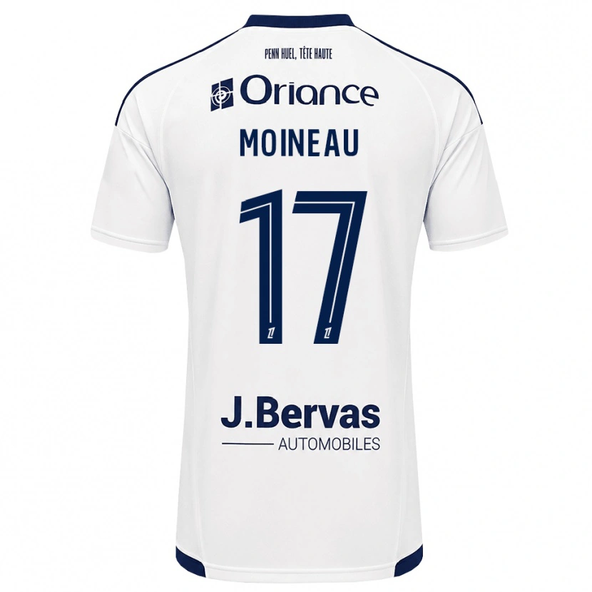 Danxen Kinder Nathan Moineau #17 Marineweiß Auswärtstrikot Trikot 2026/27 T-Shirt Schweiz
