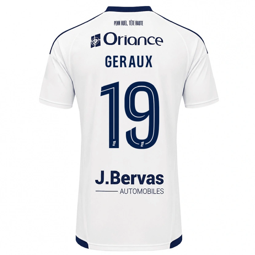 Danxen Kinder Noan Geraux #19 Marineweiß Auswärtstrikot Trikot 2026/27 T-Shirt Schweiz
