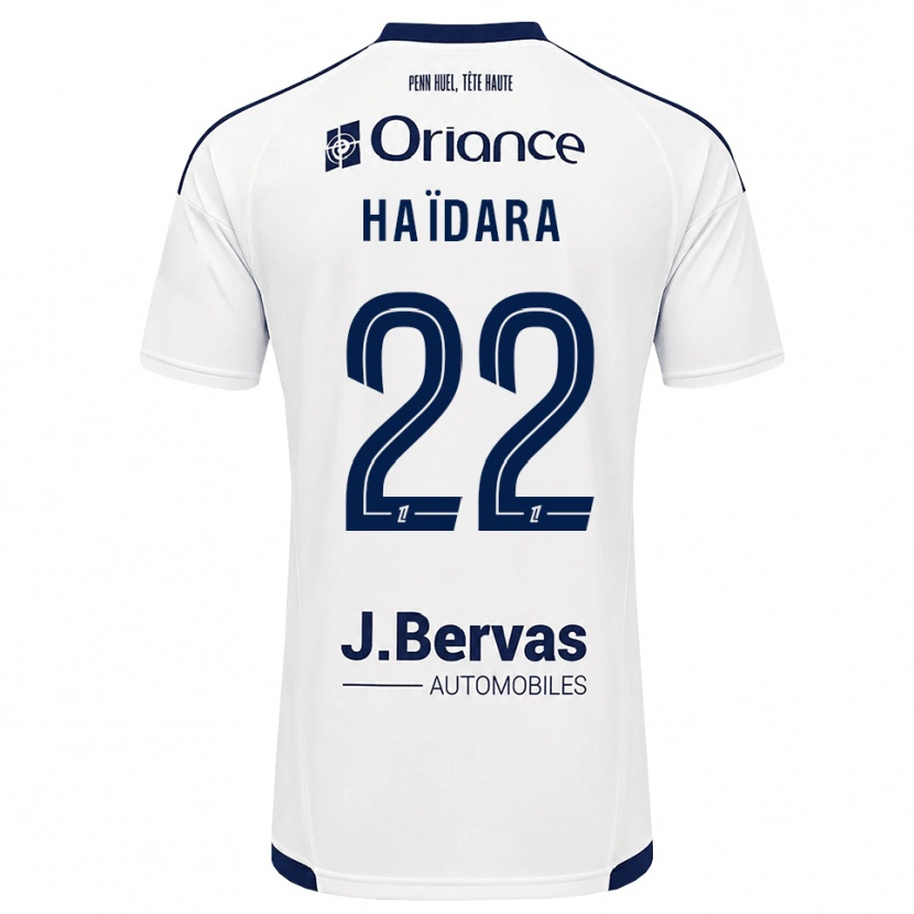 Danxen Kinder Massadio Haidara #22 Marineweiß Auswärtstrikot Trikot 2026/27 T-Shirt Schweiz