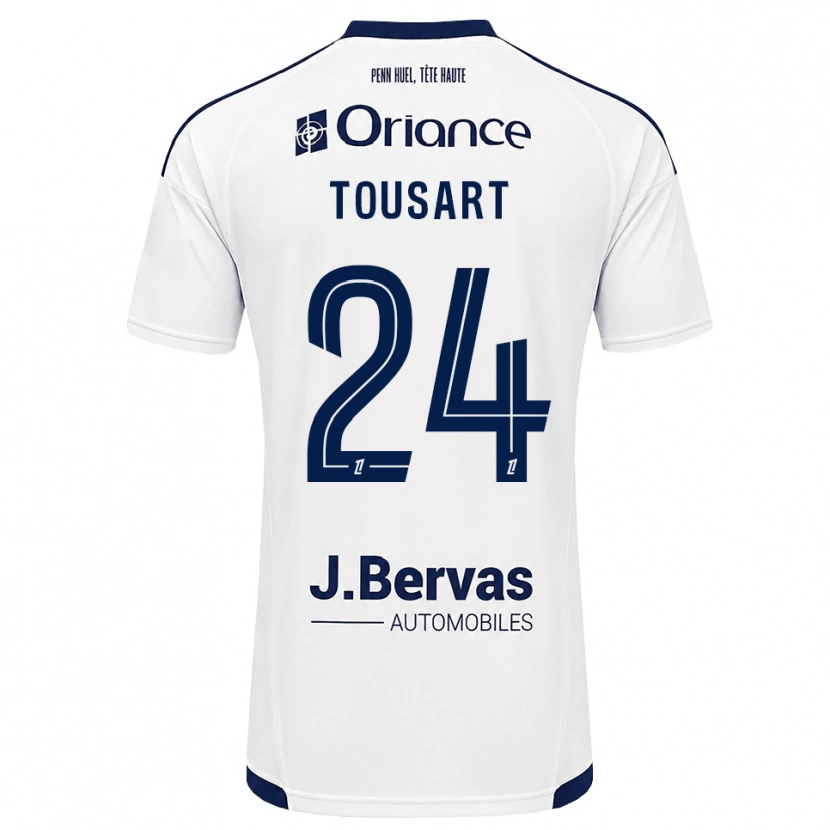 Danxen Kinder Lucas Tousart #24 Marineweiß Auswärtstrikot Trikot 2026/27 T-Shirt Schweiz