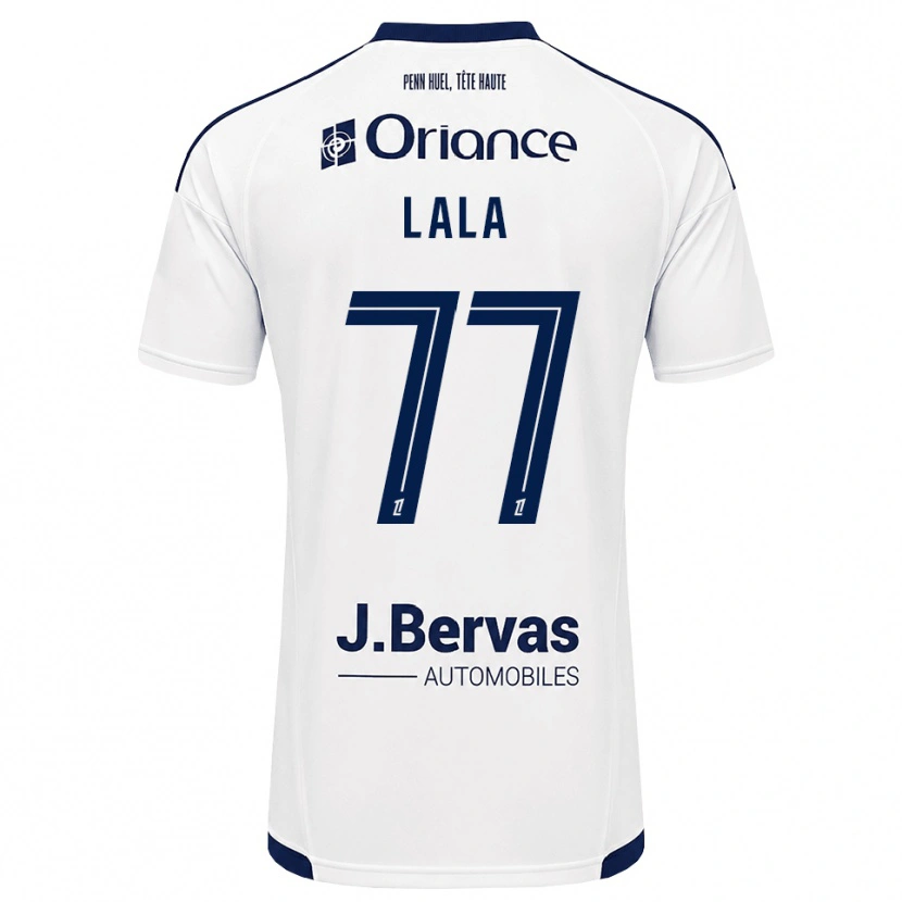Danxen Kinder Kenny Lala #77 Marineweiß Auswärtstrikot Trikot 2026/27 T-Shirt Schweiz