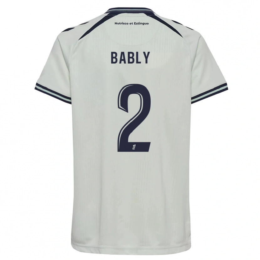 Danxen Kinder Emmanuel Bably #2 Mitternachtsblau Weiß Auswärtstrikot Trikot 2026/27 T-Shirt Schweiz