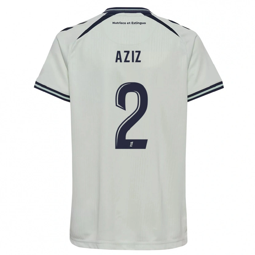 Danxen Kinder Hayman Aziz #2 Mitternachtsblau Weiß Auswärtstrikot Trikot 2026/27 T-Shirt Schweiz