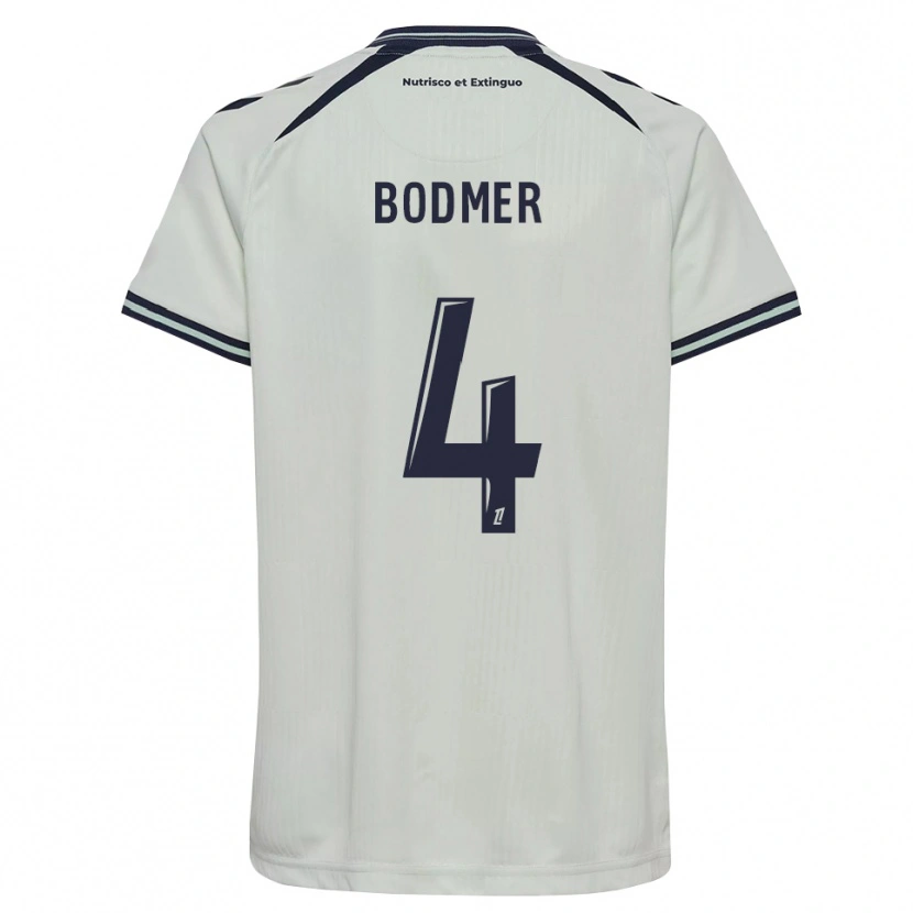Danxen Kinder Mathéo Bodmer #4 Mitternachtsblau Weiß Auswärtstrikot Trikot 2026/27 T-Shirt Schweiz
