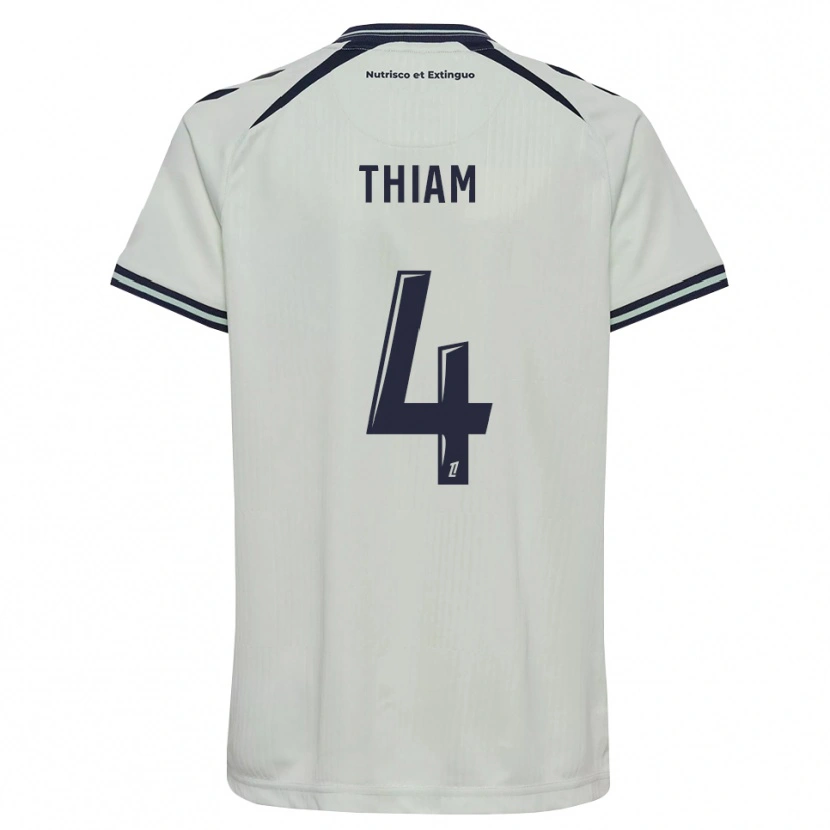 Danxen Kinder Tidjani Thiam #4 Mitternachtsblau Weiß Auswärtstrikot Trikot 2026/27 T-Shirt Schweiz