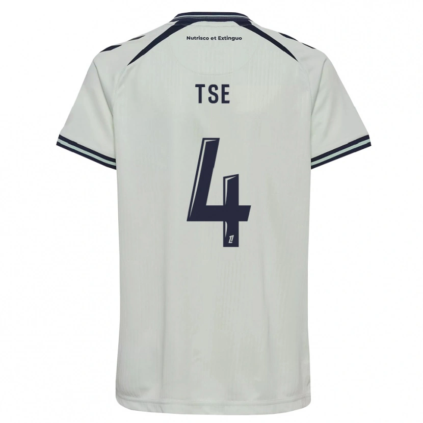 Danxen Kinder Élisabeth Tsé #4 Mitternachtsblau Weiß Auswärtstrikot Trikot 2026/27 T-Shirt Schweiz