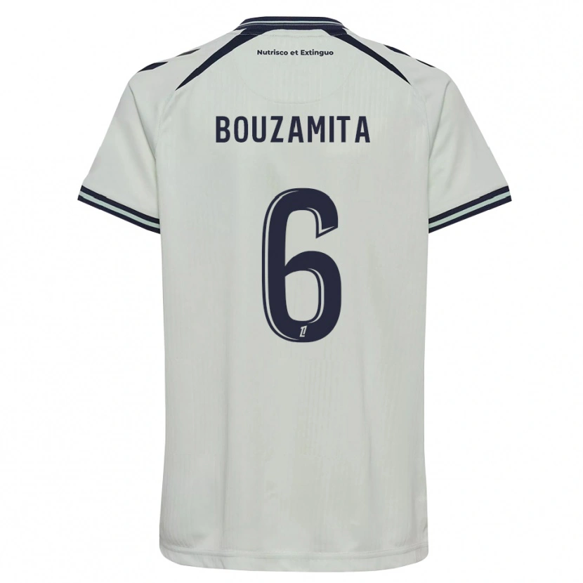 Danxen Kinder Alexandre Bouzamita #6 Mitternachtsblau Weiß Auswärtstrikot Trikot 2026/27 T-Shirt Schweiz