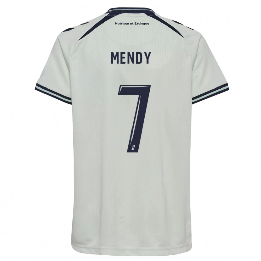 Danxen Kinder Dahiss Mendy #7 Mitternachtsblau Weiß Auswärtstrikot Trikot 2026/27 T-Shirt Schweiz