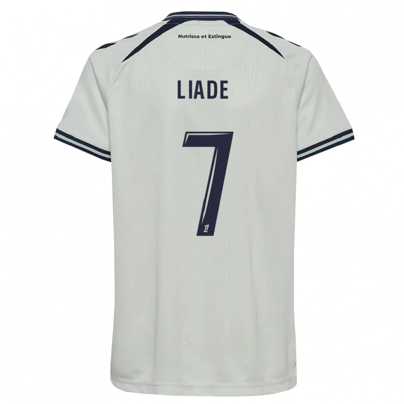Danxen Kinder Noah Liade #7 Mitternachtsblau Weiß Auswärtstrikot Trikot 2026/27 T-Shirt Schweiz