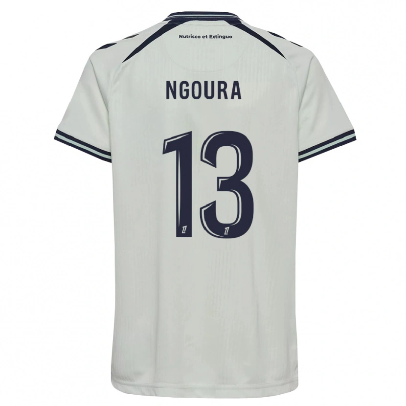 Danxen Kinder Steve Ngoura #13 Mitternachtsblau Weiß Auswärtstrikot Trikot 2026/27 T-Shirt Schweiz