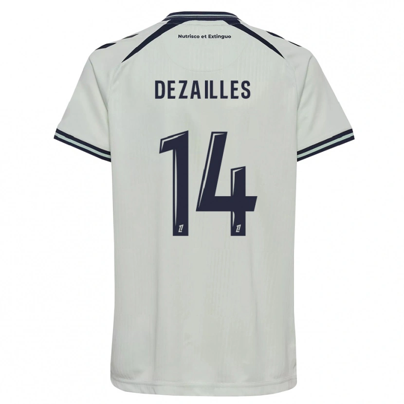 Danxen Kinder Arsène Dezailles #14 Mitternachtsblau Weiß Auswärtstrikot Trikot 2026/27 T-Shirt Schweiz