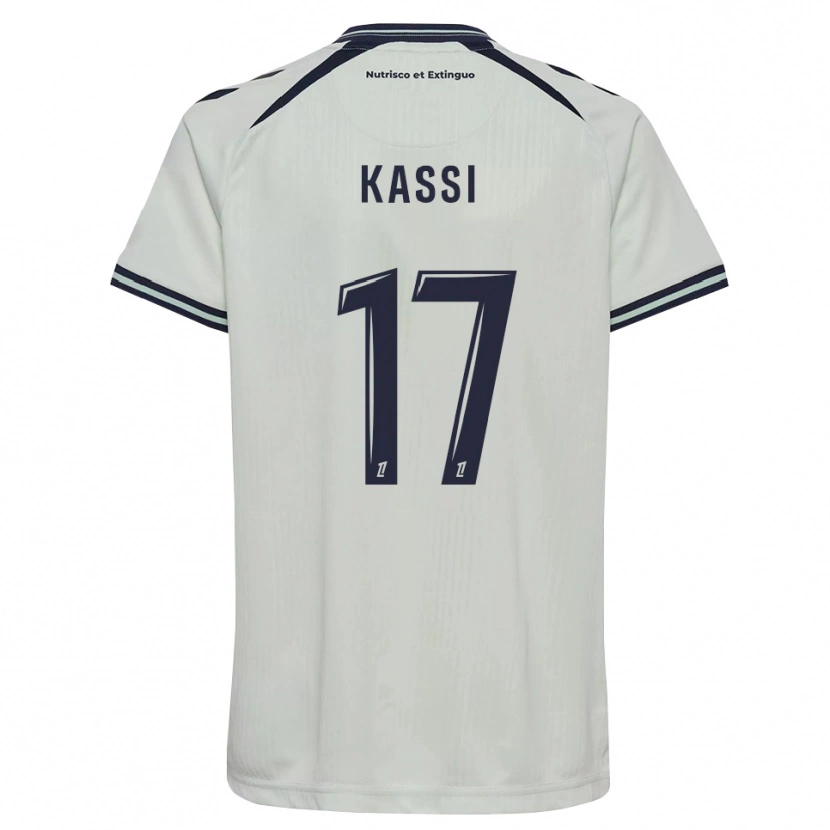 Danxen Kinder Sarah Kassi #17 Mitternachtsblau Weiß Auswärtstrikot Trikot 2026/27 T-Shirt Schweiz