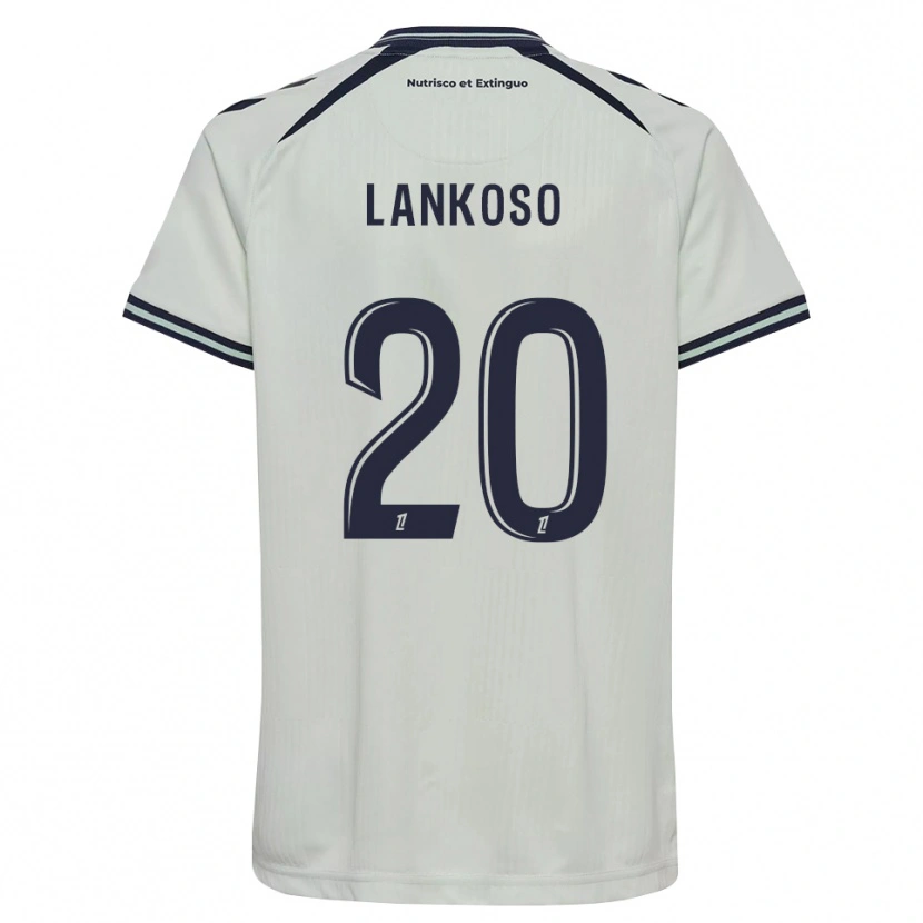 Danxen Kinder Lenny Lankoso #20 Mitternachtsblau Weiß Auswärtstrikot Trikot 2026/27 T-Shirt Schweiz