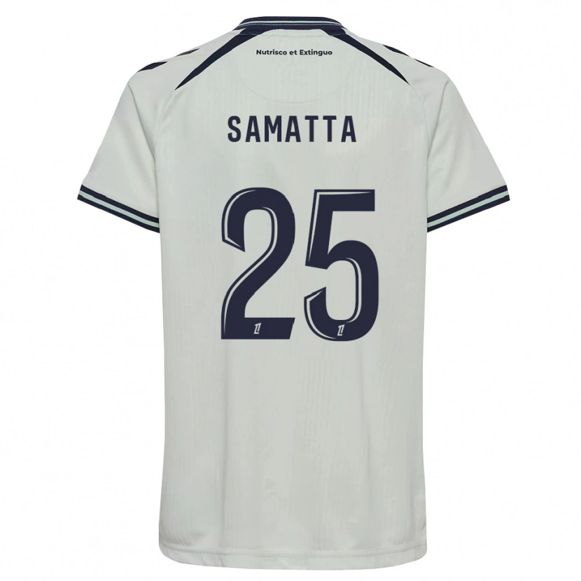Danxen Kinder Mbwana Samatta #25 Mitternachtsblau Weiß Auswärtstrikot Trikot 2026/27 T-Shirt Schweiz