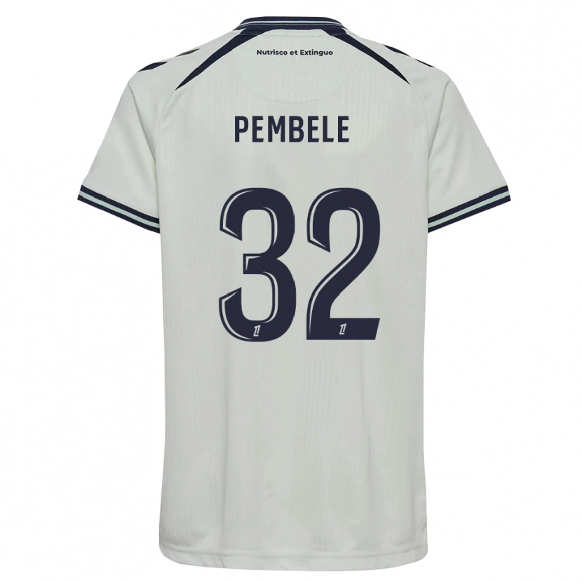 Danxen Kinder Timothée Pembélé #32 Mitternachtsblau Weiß Auswärtstrikot Trikot 2026/27 T-Shirt Schweiz