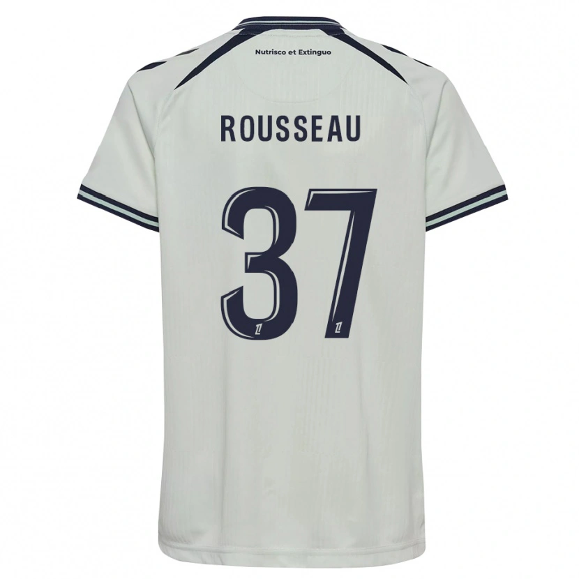 Danxen Kinder Thomas Rousseau #37 Mitternachtsblau Weiß Auswärtstrikot Trikot 2026/27 T-Shirt Schweiz