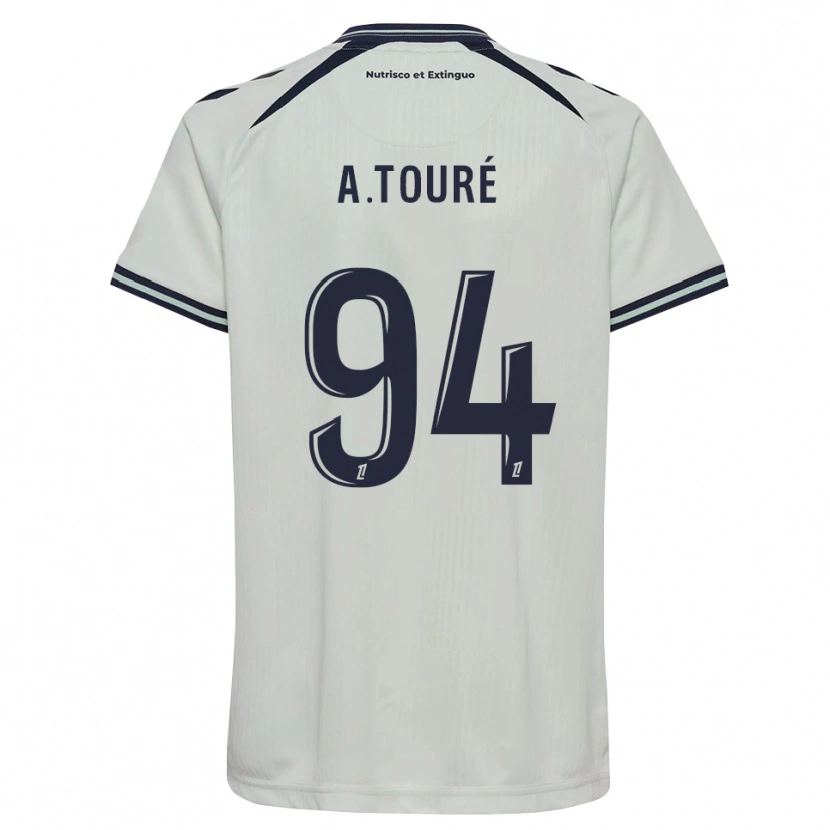 Danxen Kinder Abdoulaye Touré #94 Mitternachtsblau Weiß Auswärtstrikot Trikot 2026/27 T-Shirt Schweiz
