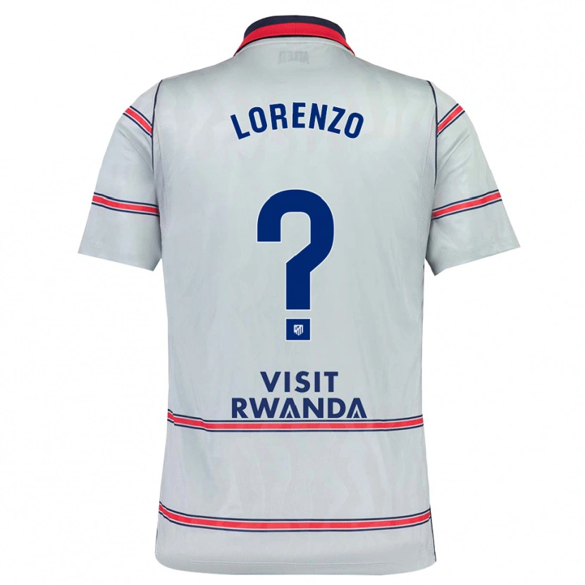 Danxen Kinder Óscar Lorenzo #0 Grau Rot Marineblau Ausweichtrikot Trikot 2026/27 T-Shirt Schweiz