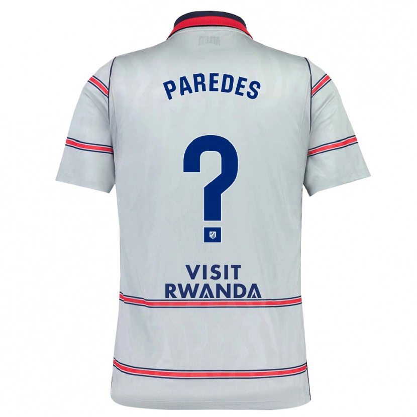 Danxen Kinder Roberto Paredes #0 Grau Rot Marineblau Ausweichtrikot Trikot 2026/27 T-Shirt Schweiz