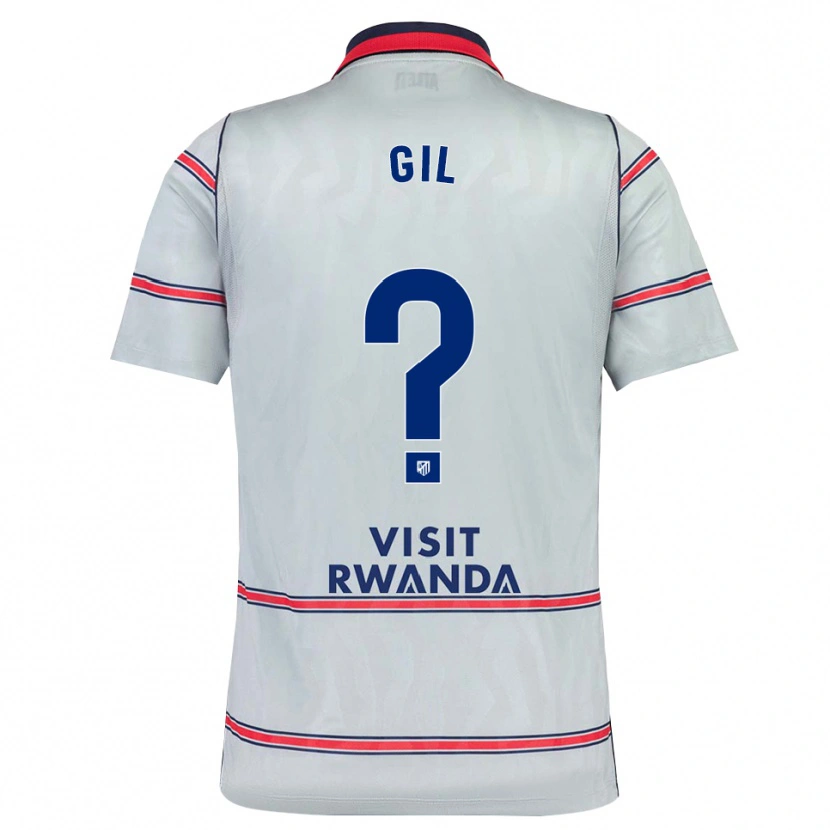 Danxen Kinder Luis Gil #0 Grau Rot Marineblau Ausweichtrikot Trikot 2026/27 T-Shirt Schweiz