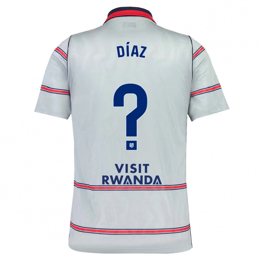 Danxen Kinder Daniel Díaz #0 Grau Rot Marineblau Ausweichtrikot Trikot 2026/27 T-Shirt Schweiz