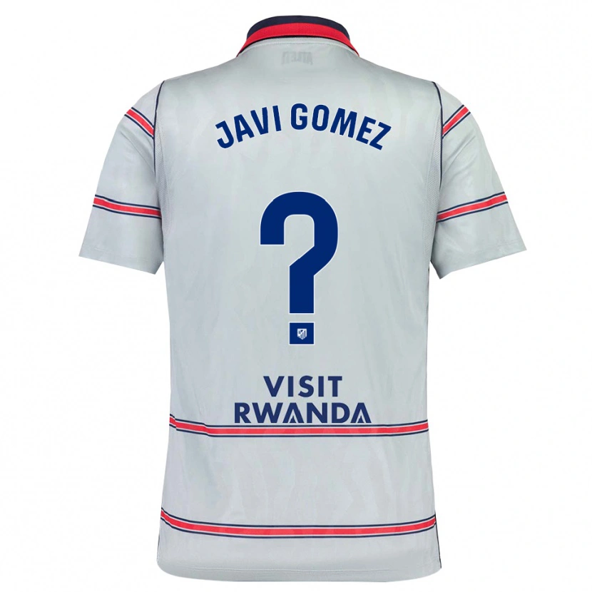 Danxen Kinder Javi Gomez #0 Grau Rot Marineblau Ausweichtrikot Trikot 2026/27 T-Shirt Schweiz