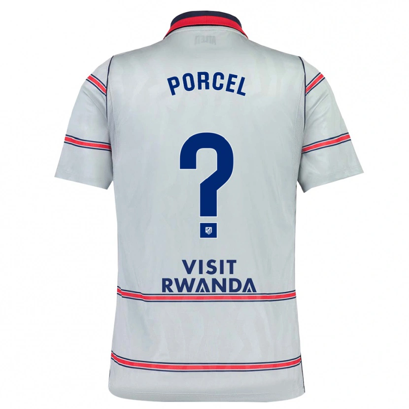 Danxen Kinder Roberto Porcel #0 Grau Rot Marineblau Ausweichtrikot Trikot 2026/27 T-Shirt Schweiz