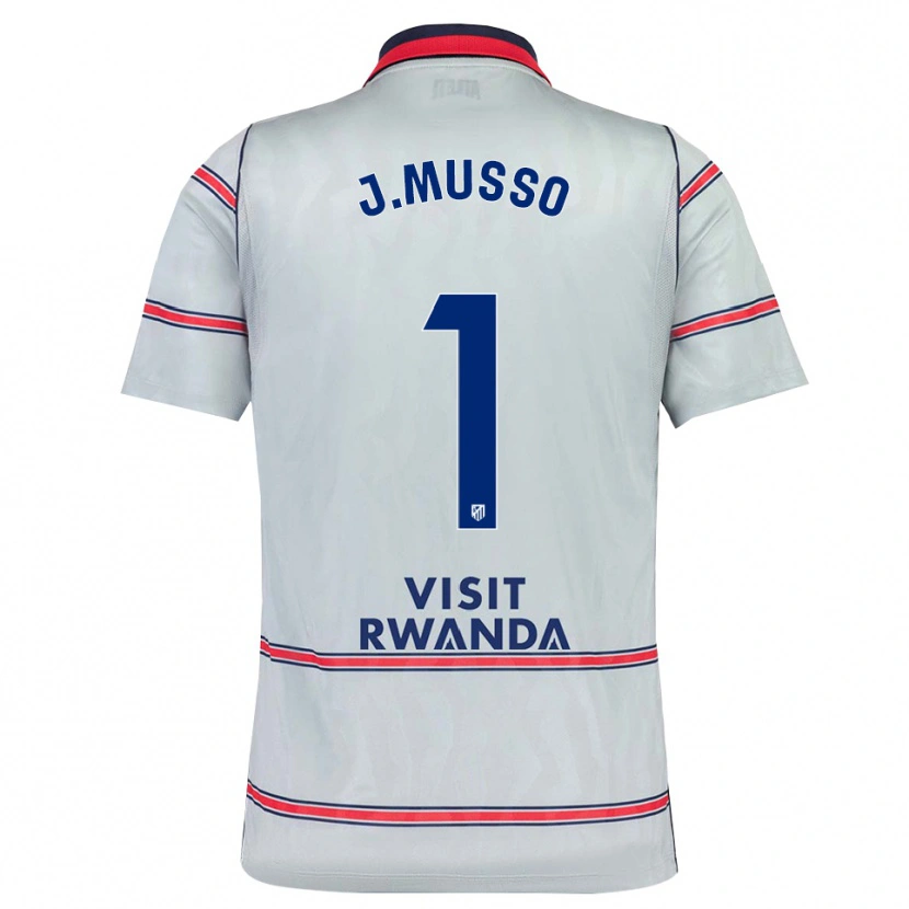 Danxen Kinder Juan Musso #1 Grau Rot Marineblau Ausweichtrikot Trikot 2026/27 T-Shirt Schweiz