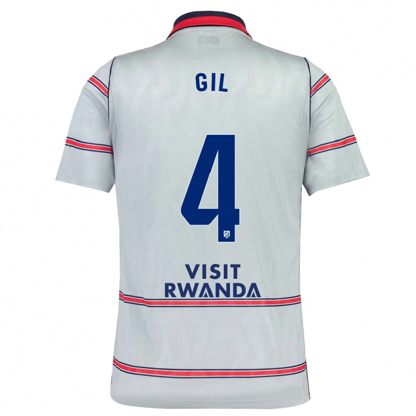 Danxen Kinder Miguel Gil #4 Grau Rot Marineblau Ausweichtrikot Trikot 2026/27 T-Shirt Schweiz