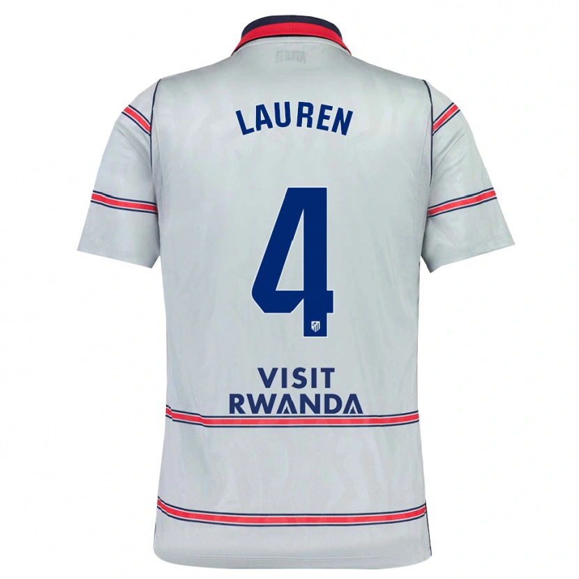 Danxen Kinder Lauren Eduarda Leal Costa #4 Grau Rot Marineblau Ausweichtrikot Trikot 2026/27 T-Shirt Schweiz