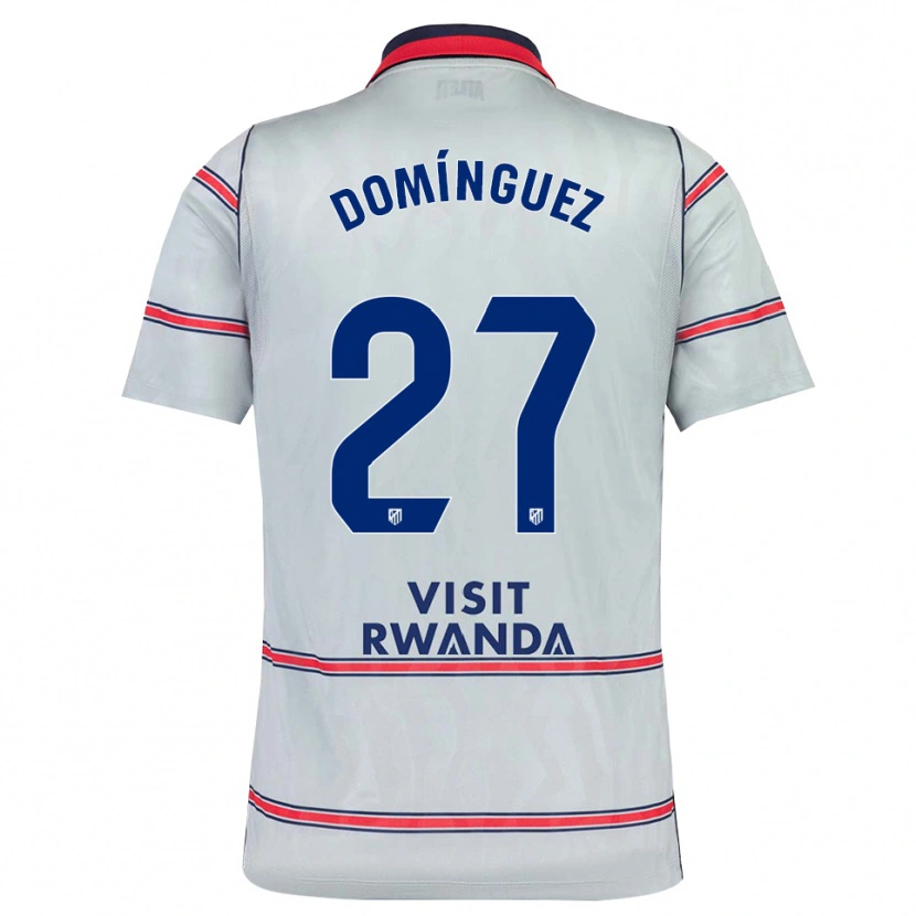 Danxen Kinder Jorge Domínguez #27 Grau Rot Marineblau Ausweichtrikot Trikot 2026/27 T-Shirt Schweiz