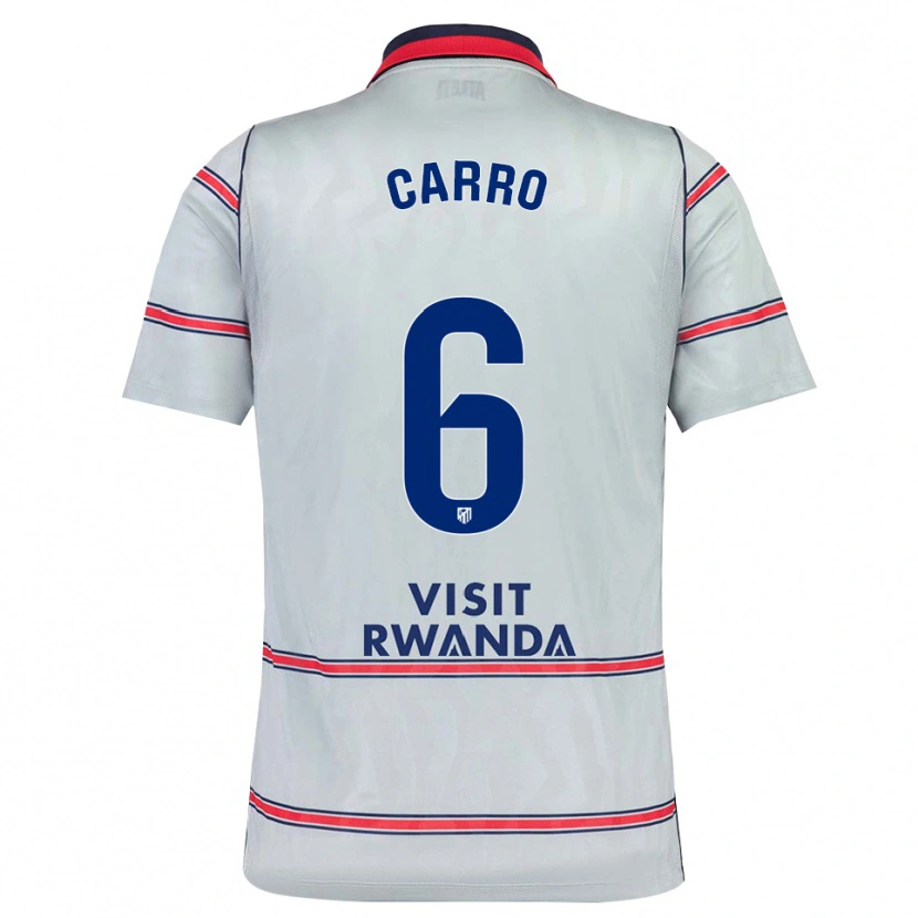 Danxen Kinder Mikel Carro #6 Grau Rot Marineblau Ausweichtrikot Trikot 2026/27 T-Shirt Schweiz