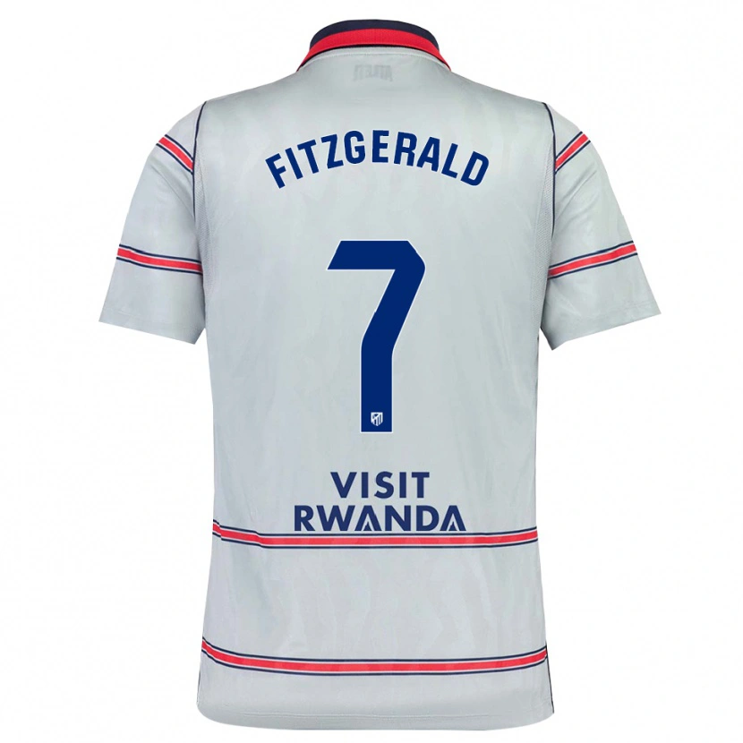 Danxen Kinder Daniel Fitzgerald #7 Grau Rot Marineblau Ausweichtrikot Trikot 2026/27 T-Shirt Schweiz