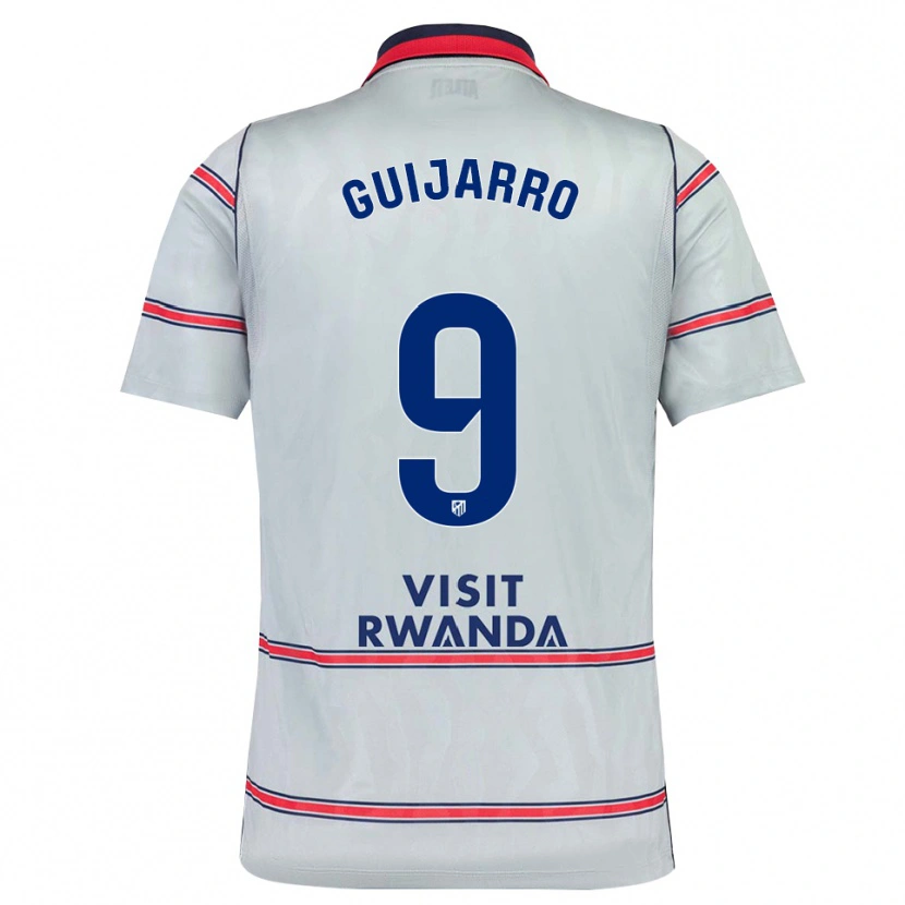 Danxen Kinder Sheila Guijarro #9 Grau Rot Marineblau Ausweichtrikot Trikot 2026/27 T-Shirt Schweiz