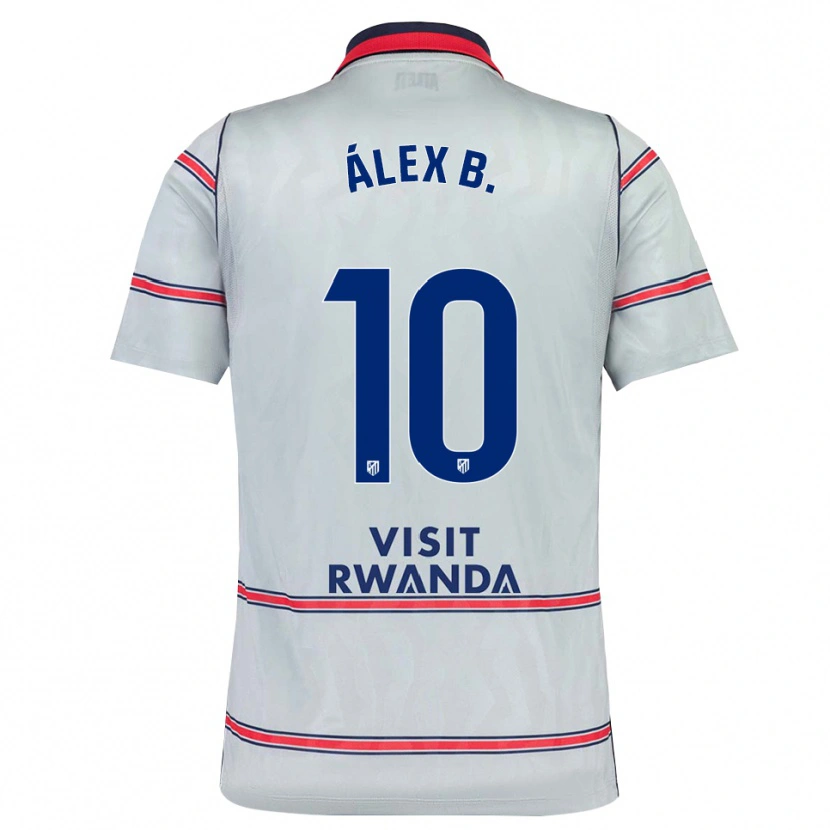 Danxen Kinder Álex Baena #10 Grau Rot Marineblau Ausweichtrikot Trikot 2026/27 T-Shirt Schweiz