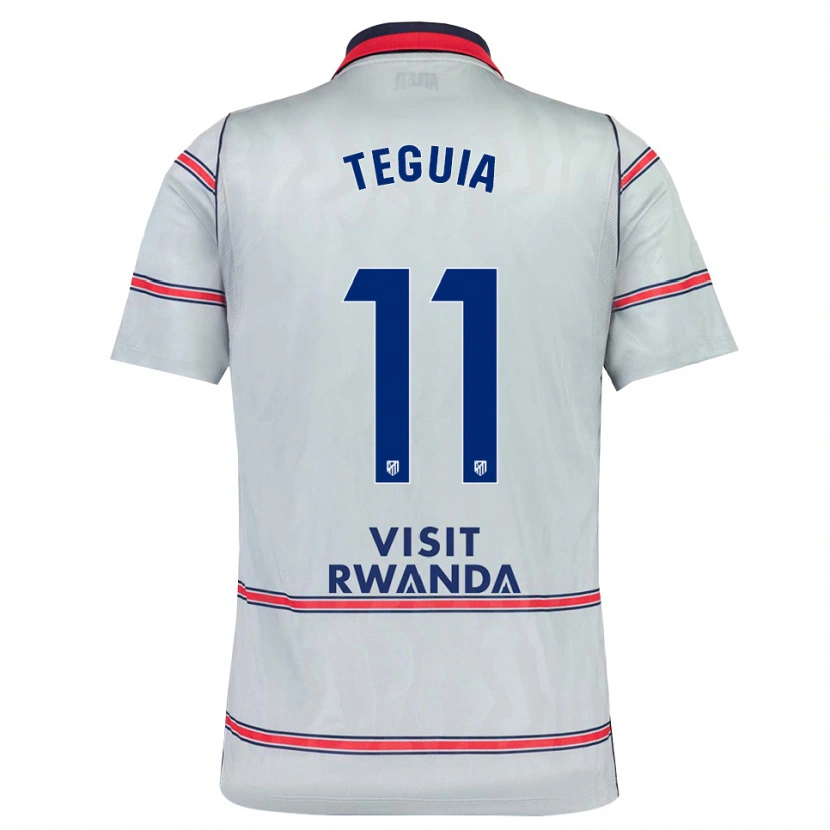 Danxen Kinder Cedric Teguia #11 Grau Rot Marineblau Ausweichtrikot Trikot 2026/27 T-Shirt Schweiz