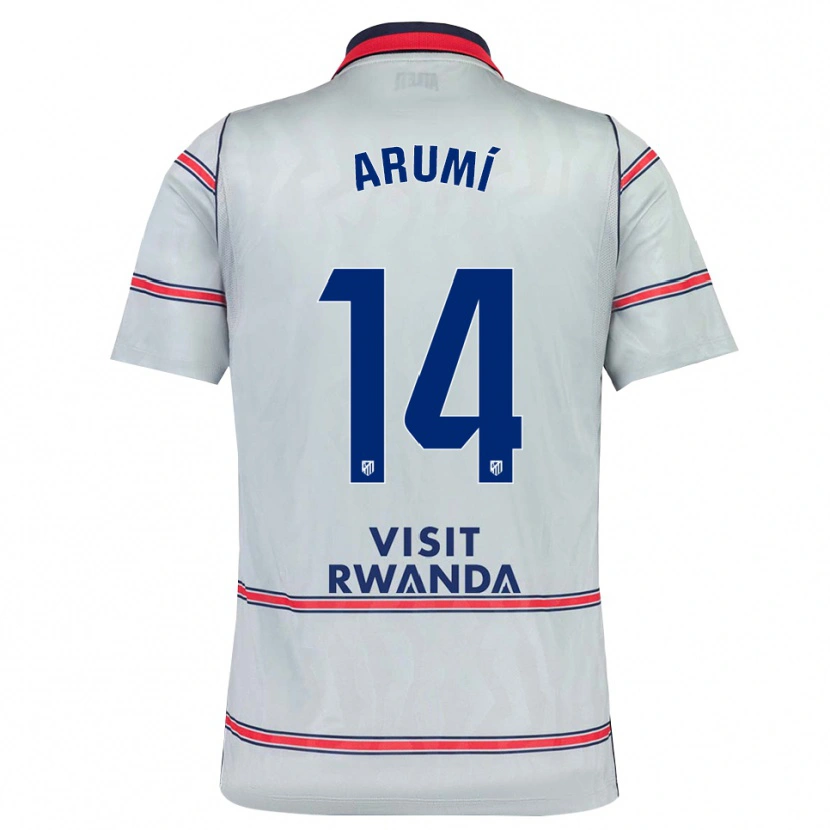 Danxen Kinder Joel Arumí #14 Grau Rot Marineblau Ausweichtrikot Trikot 2026/27 T-Shirt Schweiz