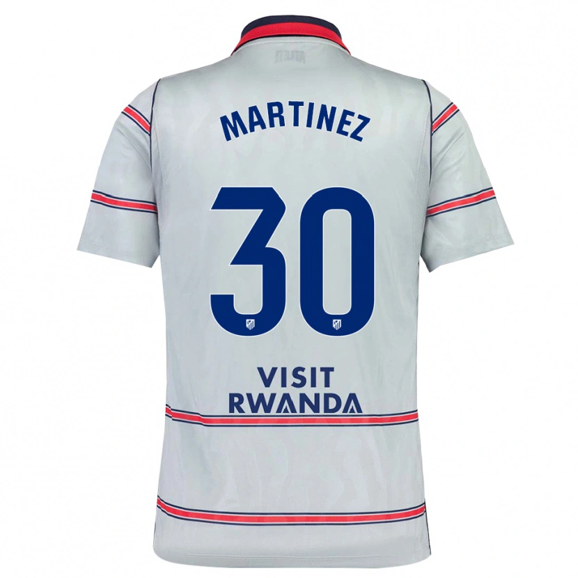 Danxen Kinder Daniel Martinez #30 Grau Rot Marineblau Ausweichtrikot Trikot 2026/27 T-Shirt Schweiz