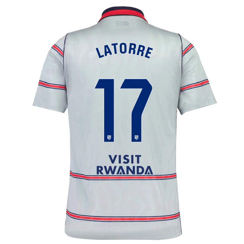Danxen Kinder Barbara Latorre #17 Grau Rot Marineblau Ausweichtrikot Trikot 2026/27 T-Shirt Schweiz