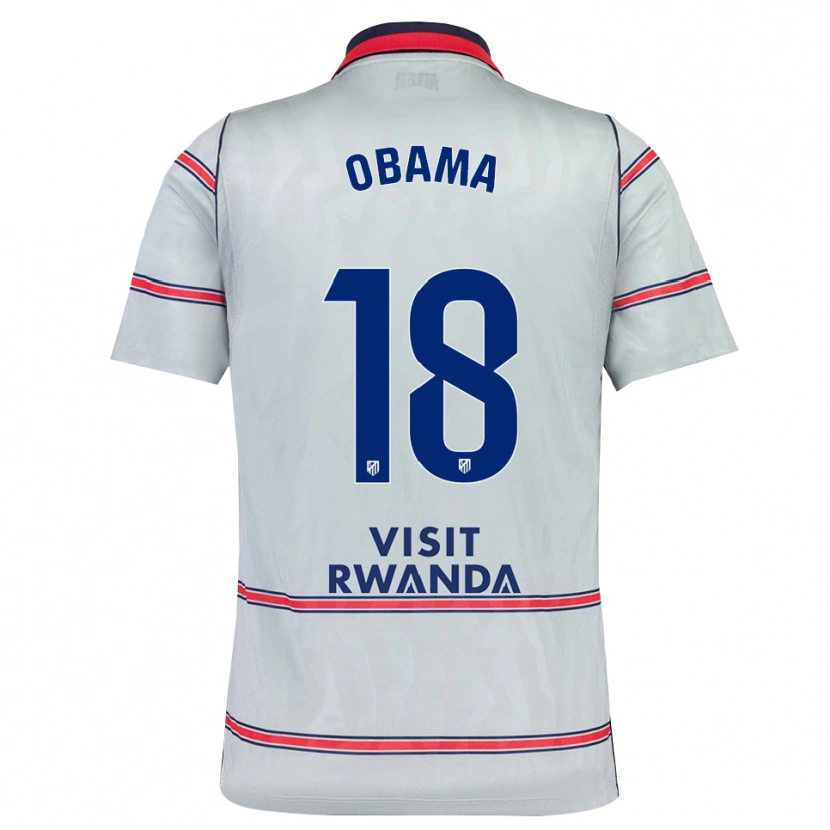 Danxen Kinder Gabriel Obama #18 Grau Rot Marineblau Ausweichtrikot Trikot 2026/27 T-Shirt Schweiz