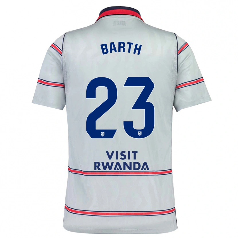 Danxen Kinder Merle Barth #23 Grau Rot Marineblau Ausweichtrikot Trikot 2026/27 T-Shirt Schweiz
