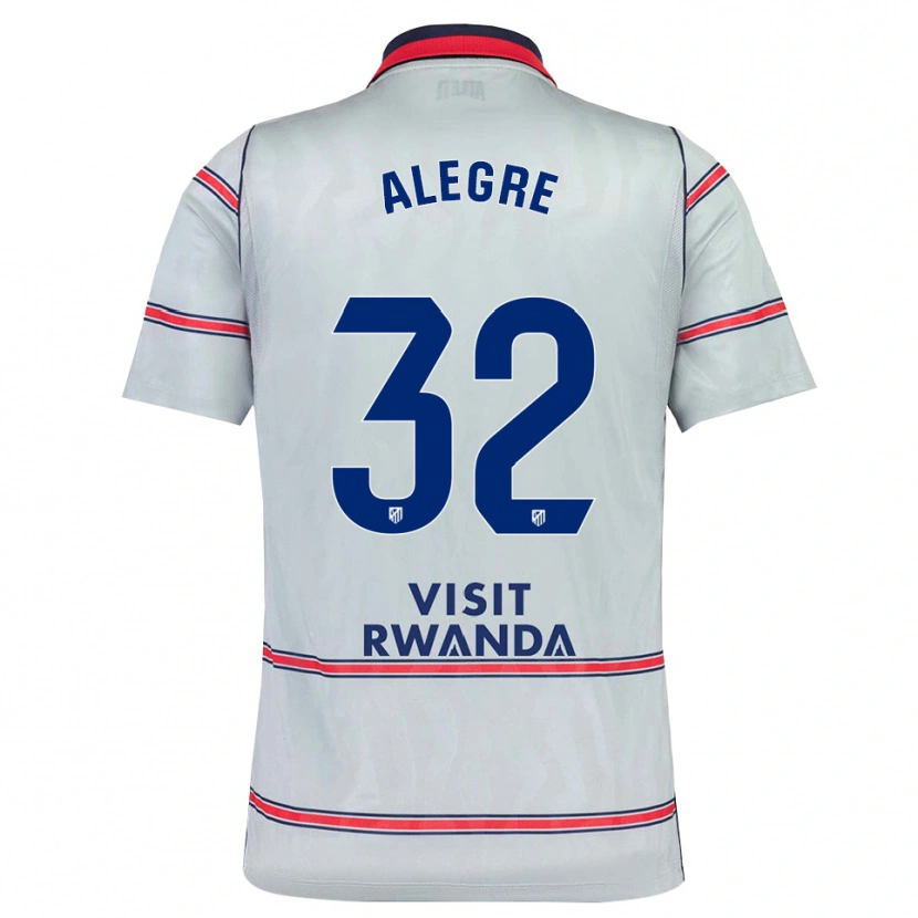 Danxen Kinder Juan Alegre #32 Grau Rot Marineblau Ausweichtrikot Trikot 2026/27 T-Shirt Schweiz