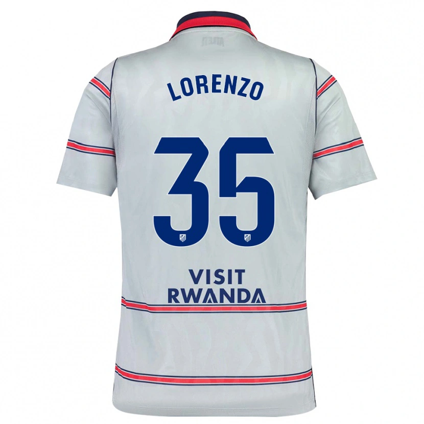 Danxen Kinder Diego Lorenzo #35 Grau Rot Marineblau Ausweichtrikot Trikot 2026/27 T-Shirt Schweiz
