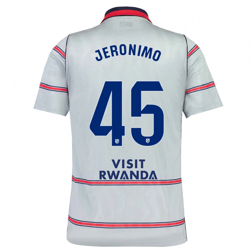 Danxen Kinder Isaiah Jeronimo #45 Grau Rot Marineblau Ausweichtrikot Trikot 2026/27 T-Shirt Schweiz