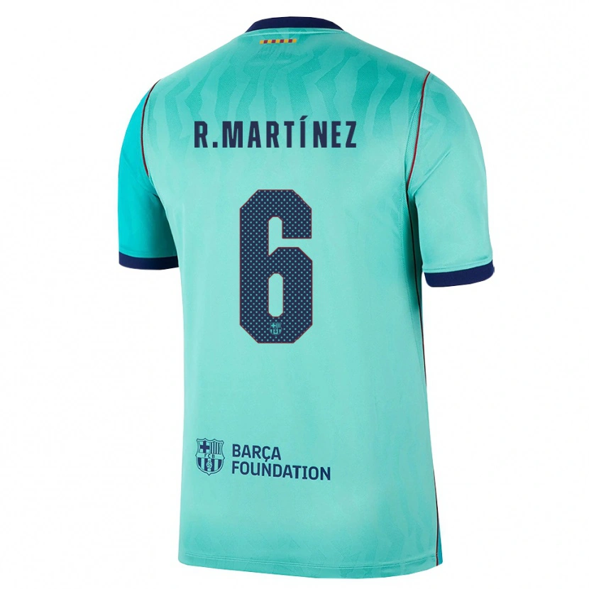 Danxen Kinder Roger Martínez #6 Aqua Dunkeltürkis Königsblau Ausweichtrikot Trikot 2026/27 T-Shirt Schweiz
