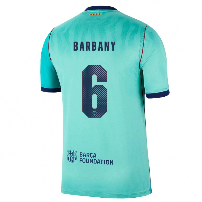 Danxen Kinder Víctor Barbany #6 Aqua Dunkeltürkis Königsblau Ausweichtrikot Trikot 2026/27 T-Shirt Schweiz