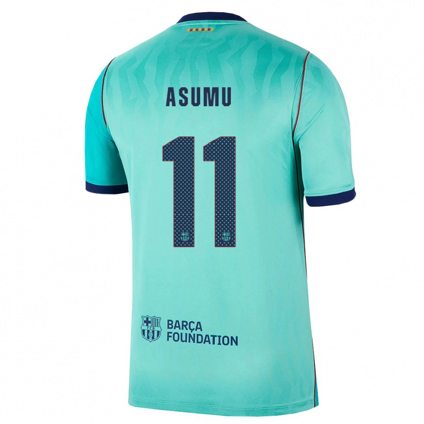 Danxen Kinder Héctor Asumu #11 Aqua Dunkeltürkis Königsblau Ausweichtrikot Trikot 2026/27 T-Shirt Schweiz