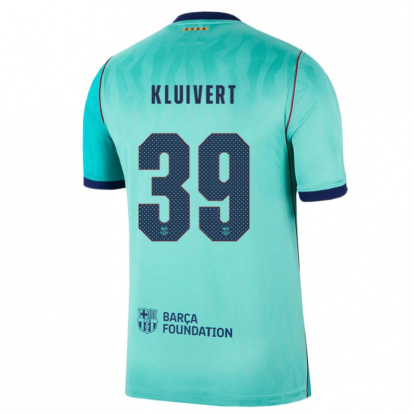 Danxen Kinder Shane Kluivert #39 Aqua Dunkeltürkis Königsblau Ausweichtrikot Trikot 2026/27 T-Shirt Schweiz